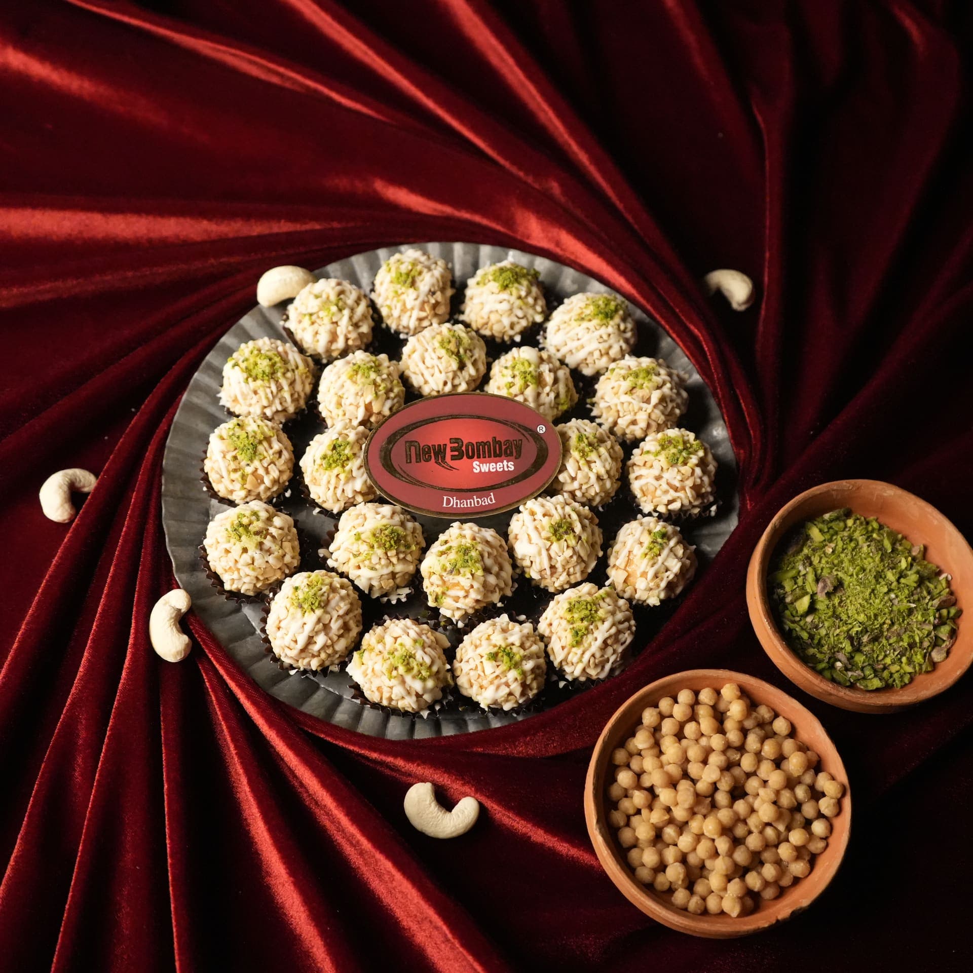 An assortment of New Bombay Sweets mithai